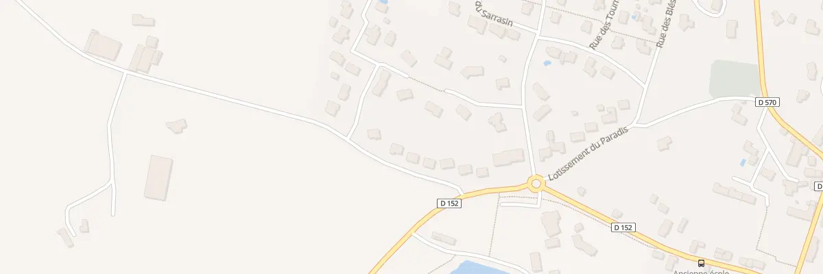 Plan du 13 Lot. du Paradis à Saint-Denis-du-Maine