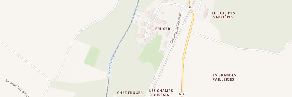 Plan du 14E Che de Chez Fruger à Saint-Sever-de-Saintonge