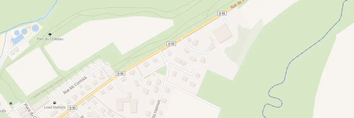 Plan du 1 Imp Philippe de Vierville à Creully sur Seulles