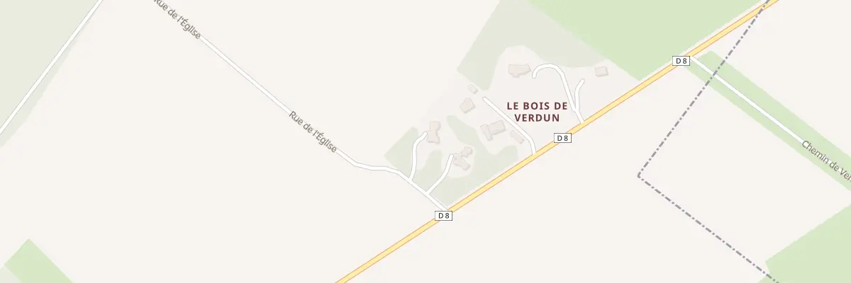Plan du 1 Le Bois de Verdun à Vacognes-Neuilly