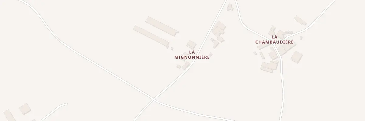 Plan du 2 La Mignonnière à Vernoux-en-Gâtine