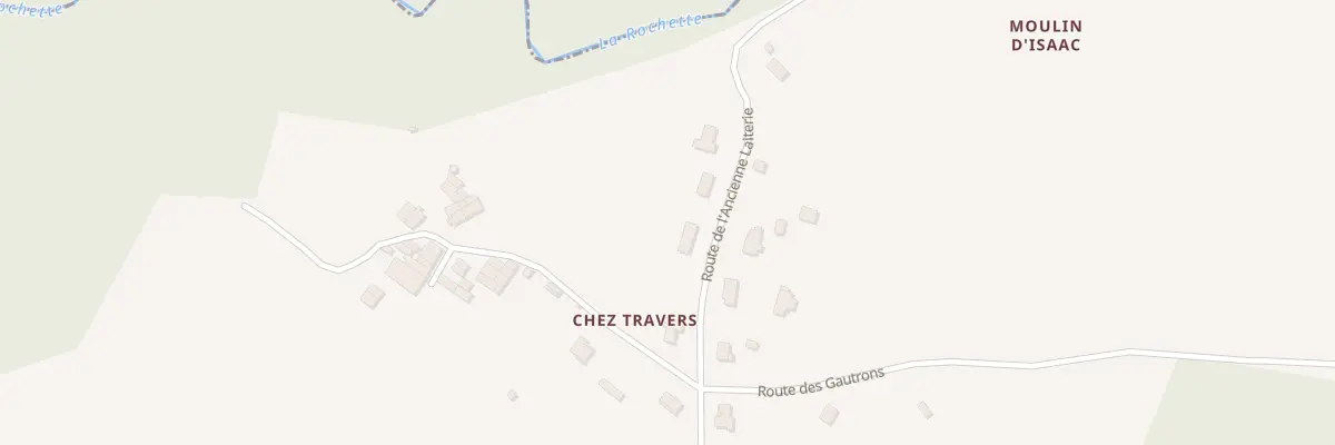 Plan de Rte de l’Ancienne Laiterie à Clion