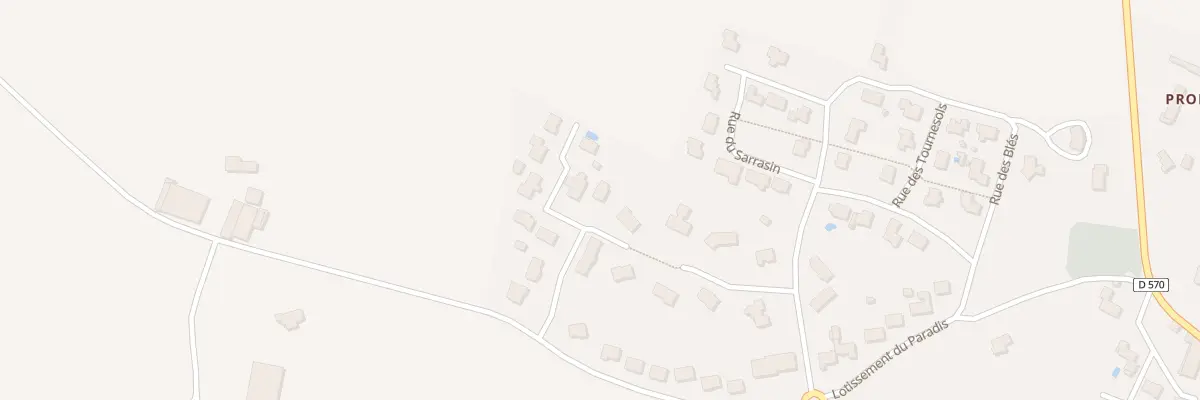Plan du 26 Lot. du Paradis à Saint-Denis-du-Maine