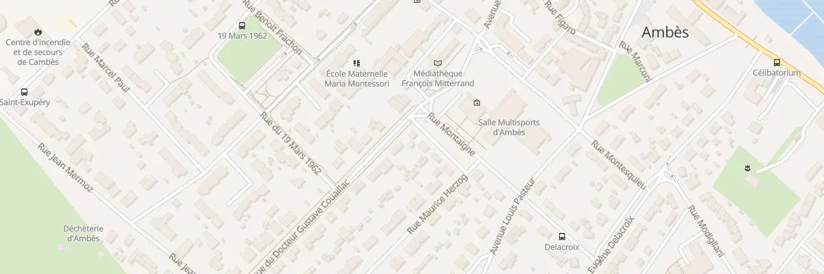 Plan du 2 Rue Montaigne à Ambès