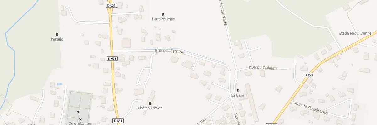Plan du 243 Rue de l’Estrade à Brocas