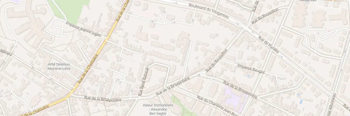 Plan du 31 Rue René Rabault à Angers
