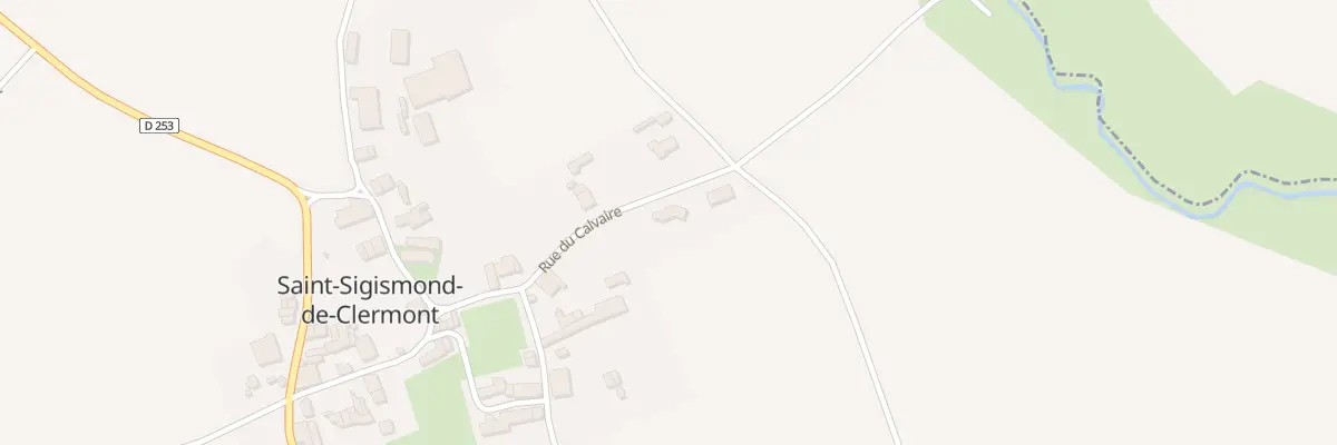 Plan du 12 Rue du Calvaire à Saint-Sigismond-de-Clermont