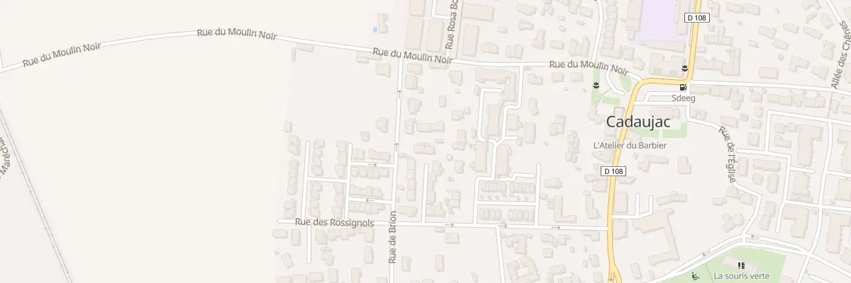 Plan du 331 Rue de Brion à Cadaujac