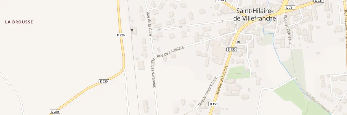 Plan du 5426 Le Bourg Sud Ouest à Nantillé