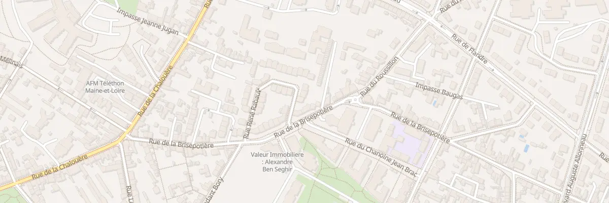 Plan du 39 Rue René Rabault à Angers
