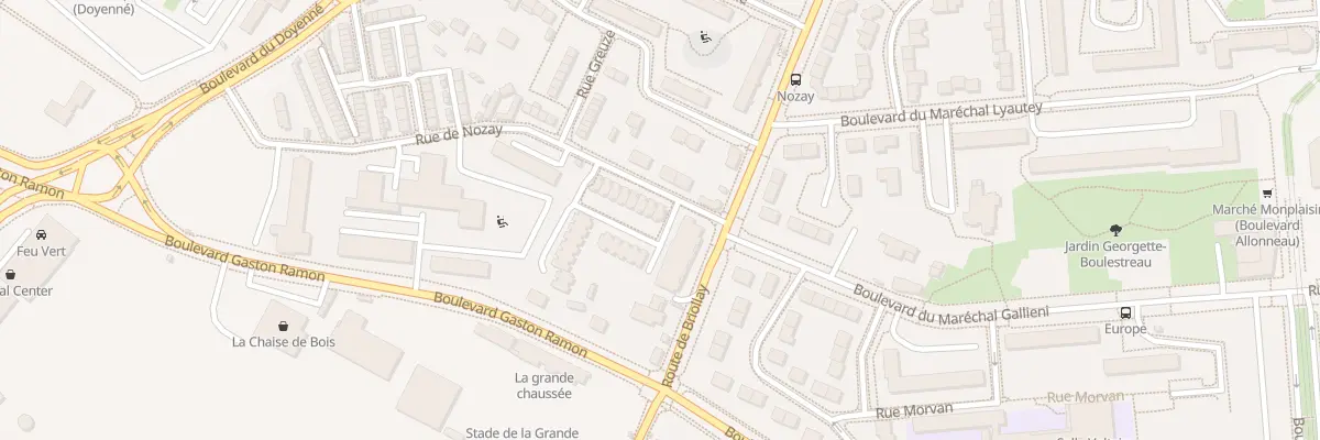 Plan du 54 Rue de Nozay à Angers