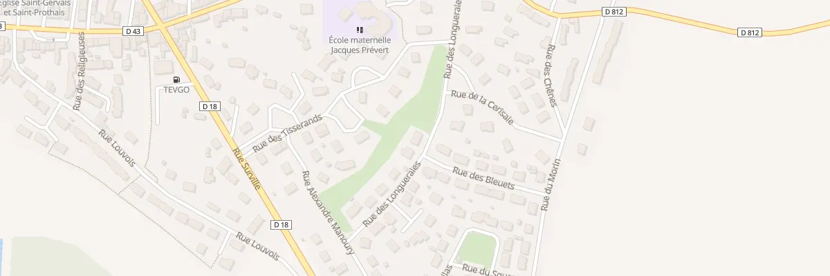 Plan du 11 Rue des Longueraies à Messei