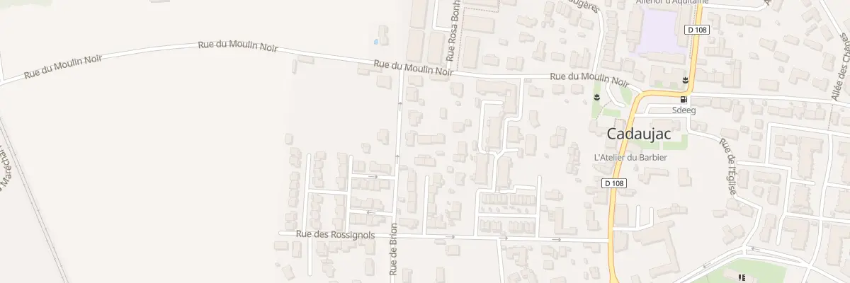 Plan du 349 Rue de Brion à Cadaujac
