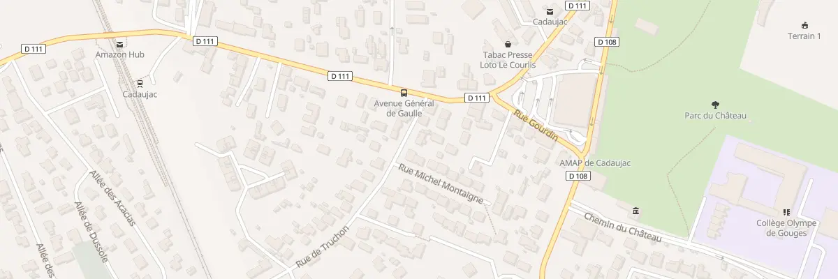 Plan du 46 Rue Truchon à Cadaujac