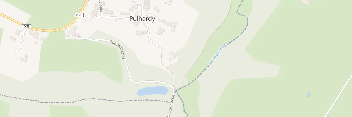 Plan du 5004 Puy Hardy à Puihardy