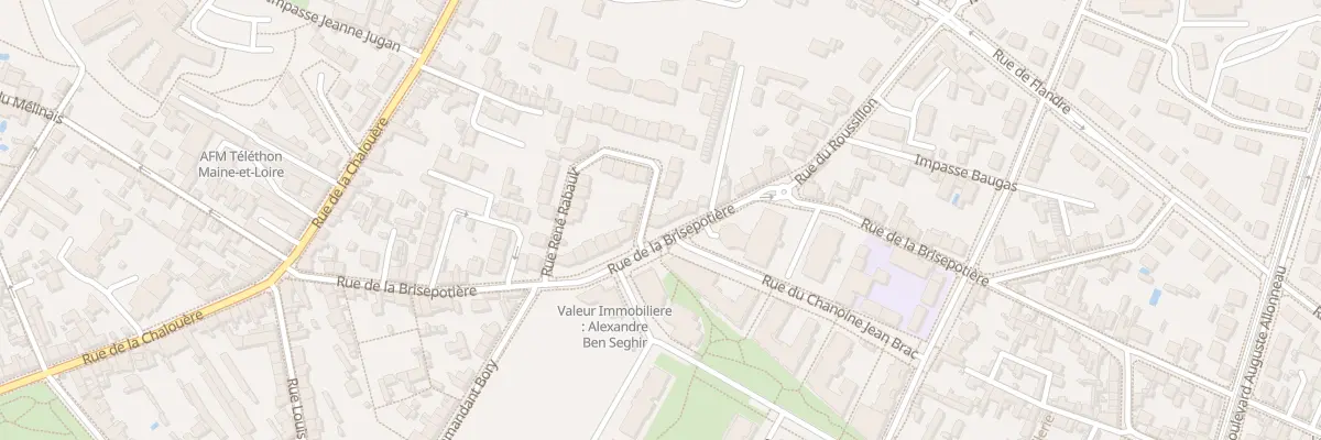 Plan du 25 Rue de la Brisepotière à Angers