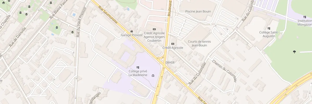 Plan du 109 Rue Saumuroise à Angers