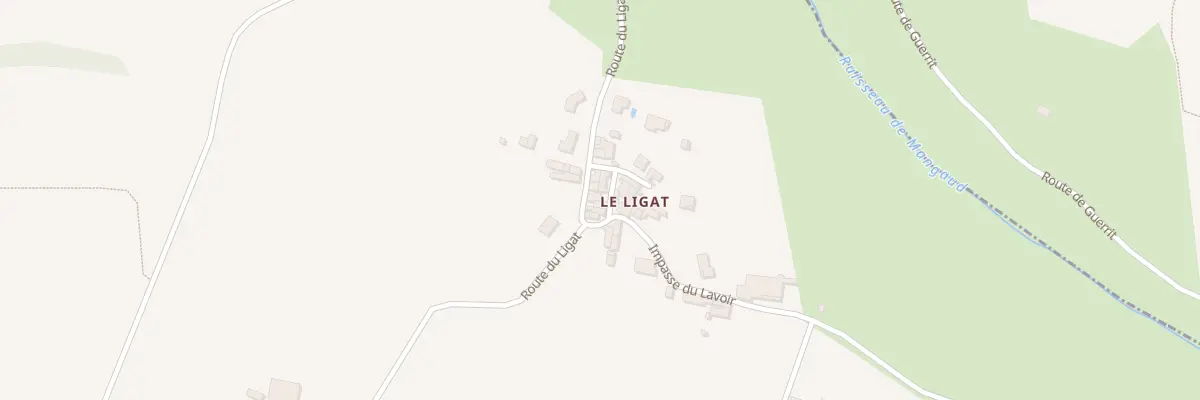 Plan du 6A Ligat Est à Bourg