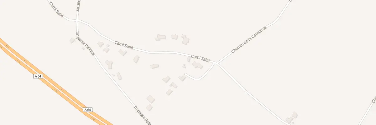 Plan du 1675 Che Cami Salie à Labastide-Monréjeau