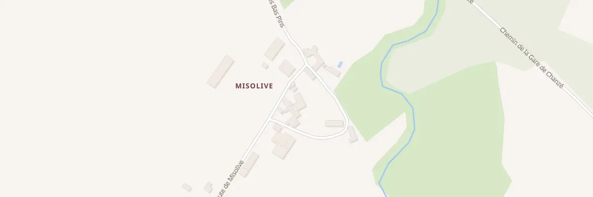 Plan du 5A Rte de Misolive à Bellevigne-en-Layon
