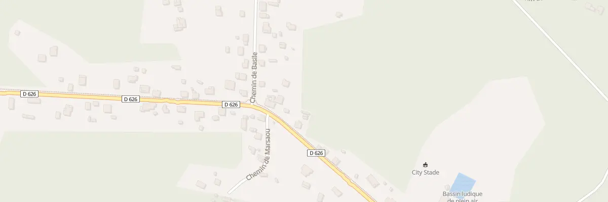 Plan du 925 Rte de Roquefort à Labrit