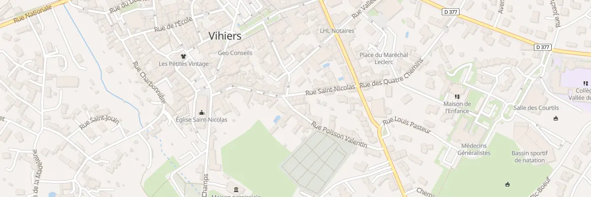 Plan du 7 Rue Saint Nicolas (Vihiers) à Lys-Haut-Layon