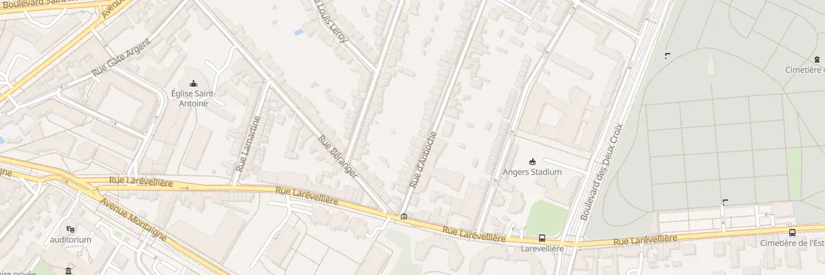 Plan du 50 Rue d’Antioche à Angers