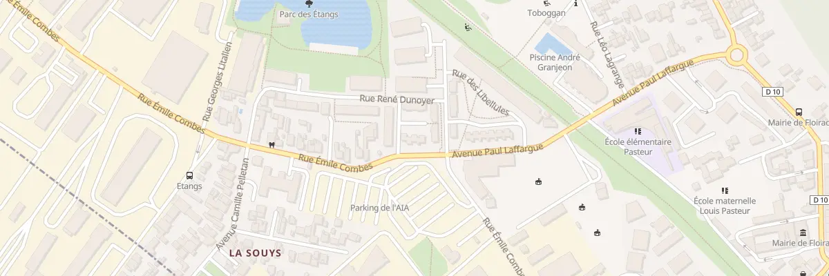 Plan du 4 Rue des Roseaux à Floirac