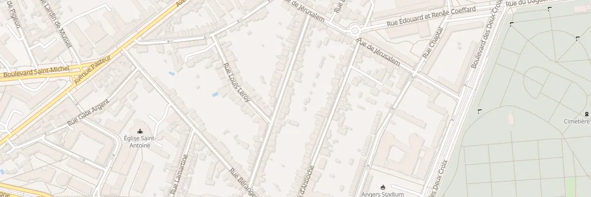 Plan du 29 Rue Ronsard à Angers