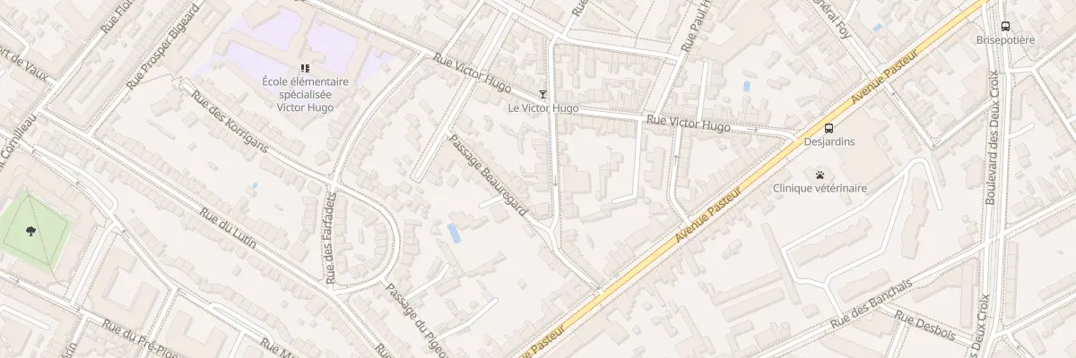 Plan du 16 Rue Jean Macé à Angers
