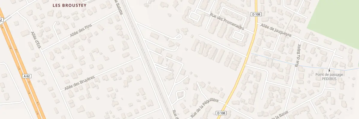 Plan du 274 Rue du Bois du Pont à Cadaujac