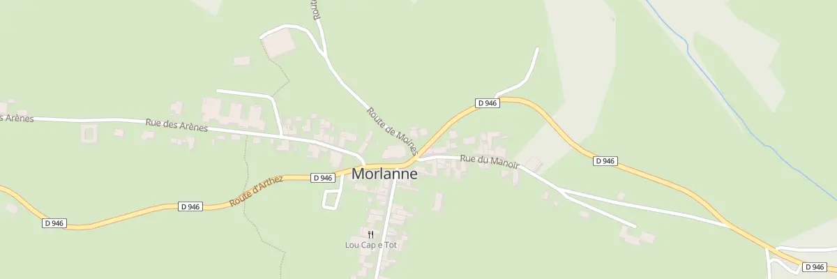 Plan du 24 Rte de Moines à Morlanne