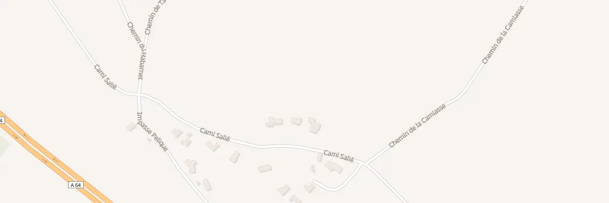 Plan du 1685 Che Cami Salie à Labastide-Monréjeau