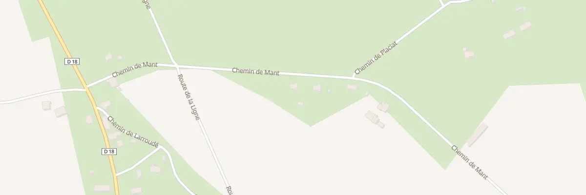 Plan du 342 Che de Mant à Monségur