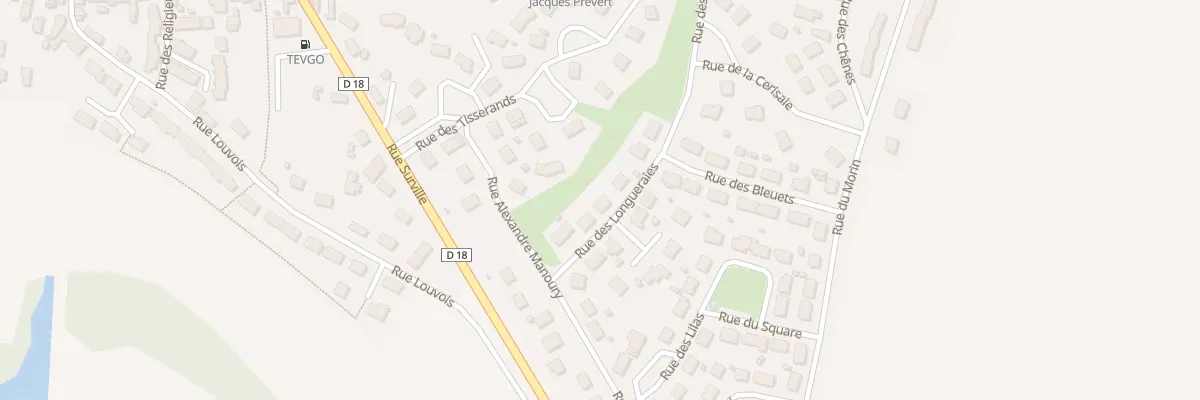 Plan du 5 Rue des Longueraies à Messei
