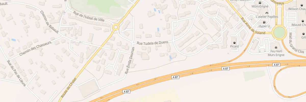 Plan du 25 Rue Tudela de Duero à Mûrs-Erigné
