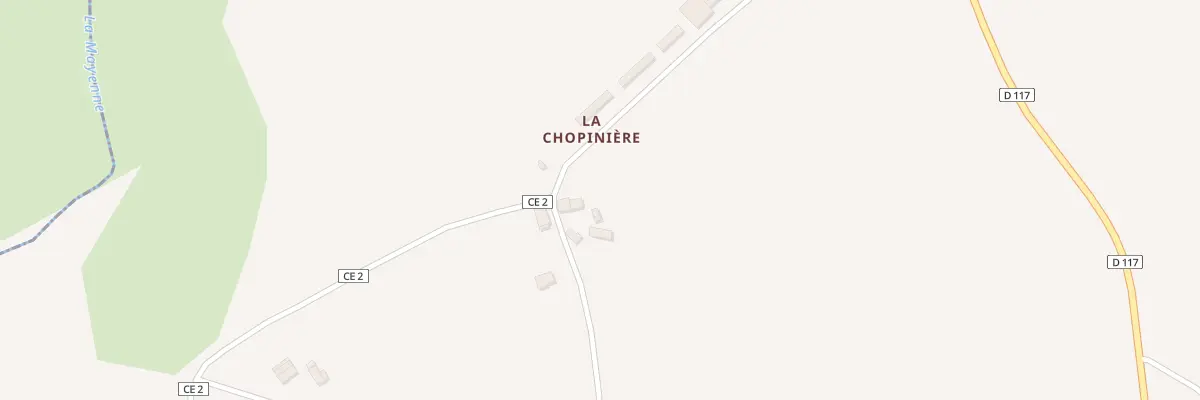 Plan du 2 La Chopiniere Le Housseau au Housseau-Brétignolles