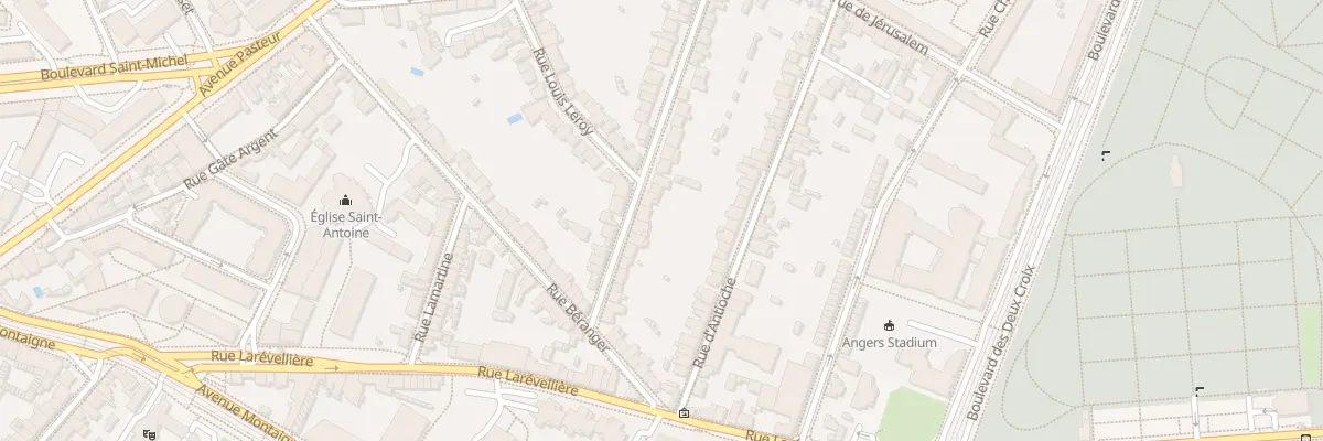 Plan du 43 Rue Ronsard à Angers
