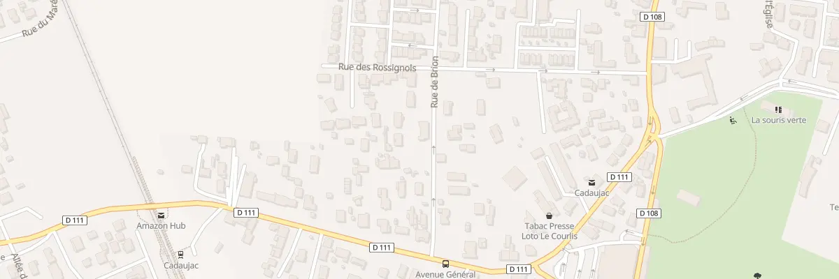 Plan du 156 Rue de Brion à Cadaujac