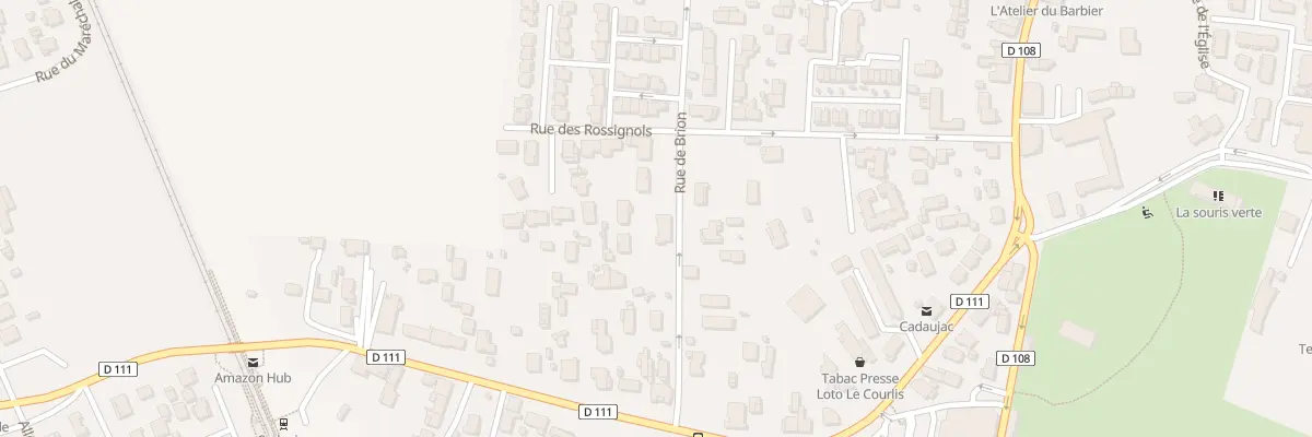 Plan du 150 Rue de Brion à Cadaujac
