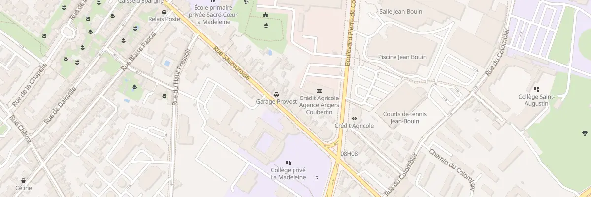 Plan du 89 Rue Saumuroise à Angers