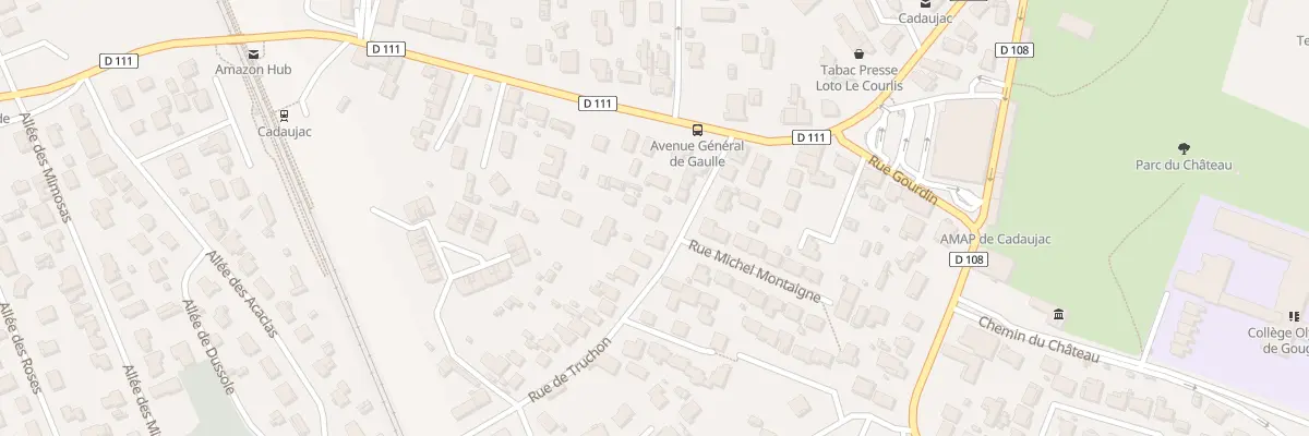 Plan du 95 Rue Truchon à Cadaujac