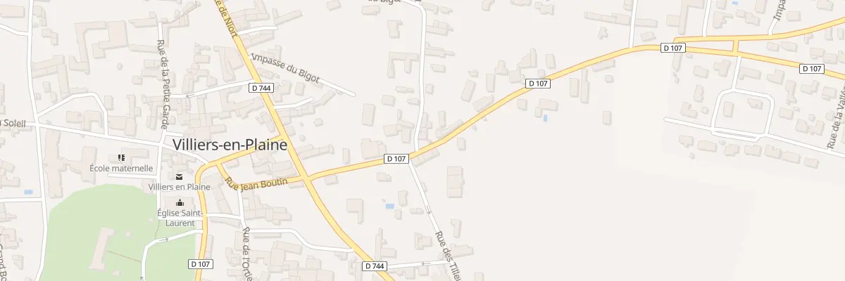 Plan du 83 Rue du Bigot à Villiers-en-Plaine
