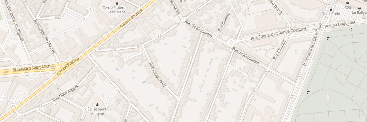 Plan du 22 Rue Ronsard à Angers