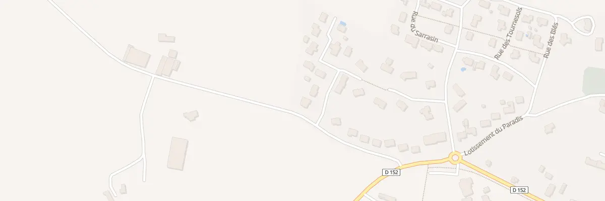 Plan du 16 Lot. du Paradis à Saint-Denis-du-Maine