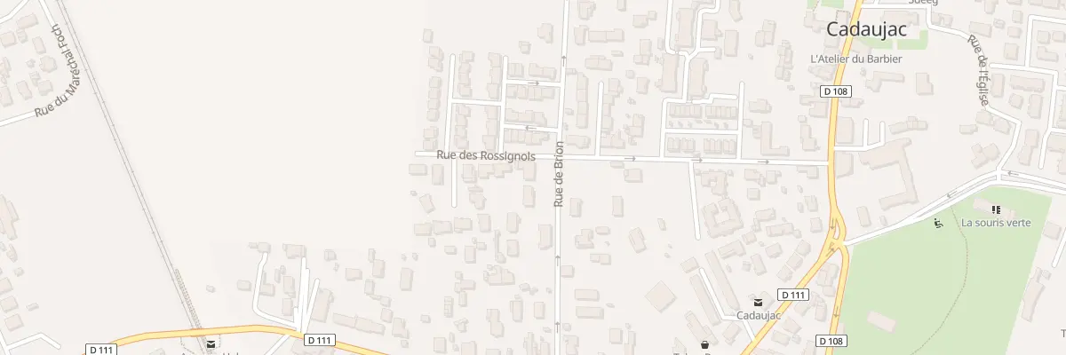 Plan du 210 Rue de Brion à Cadaujac