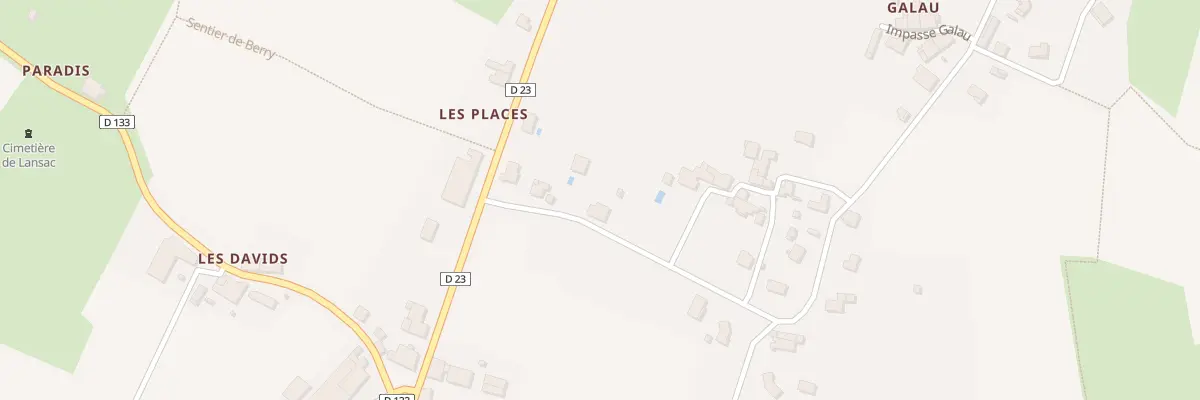 Plan du 176 Berri à Lansac