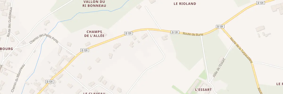 Plan du 22 Rte de Burie à La Chapelle-des-Pots