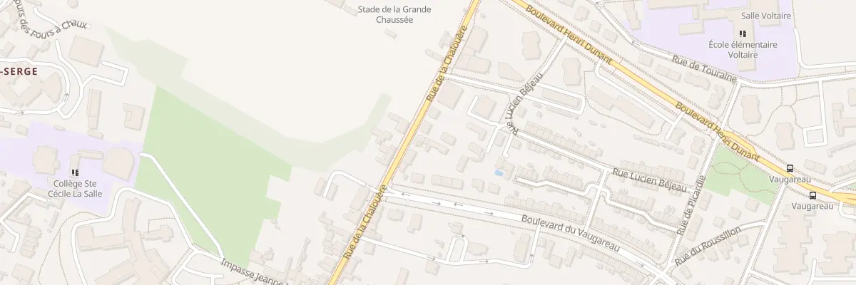 Plan du 118T Rue de la Chalouère à Angers