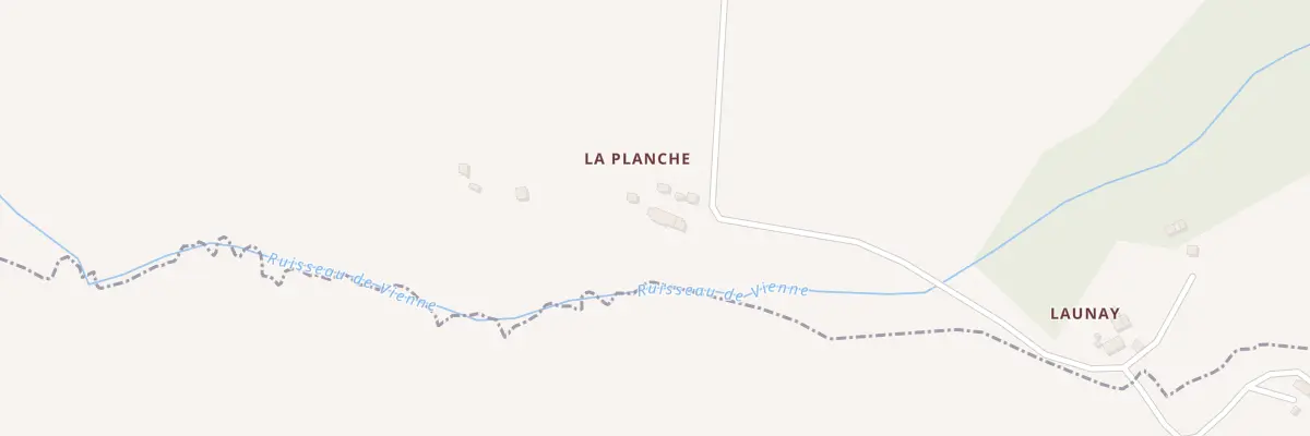 Plan du 1 La Planche à Chantrigné